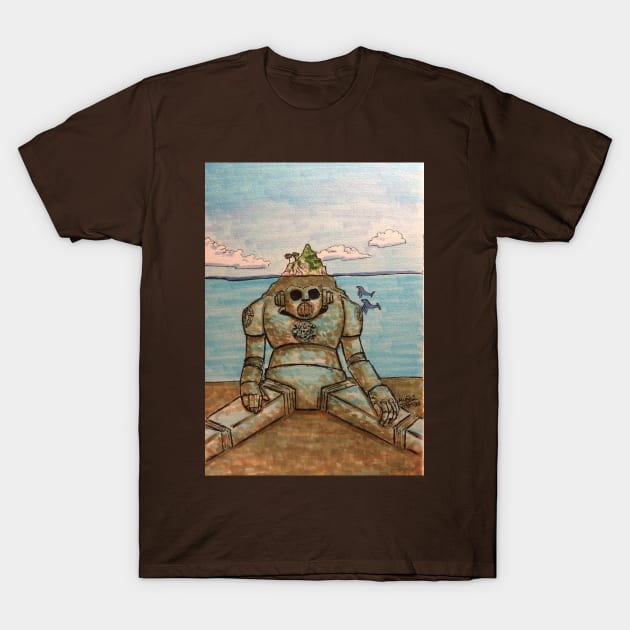 Island T-Shirt by Fatmancomics